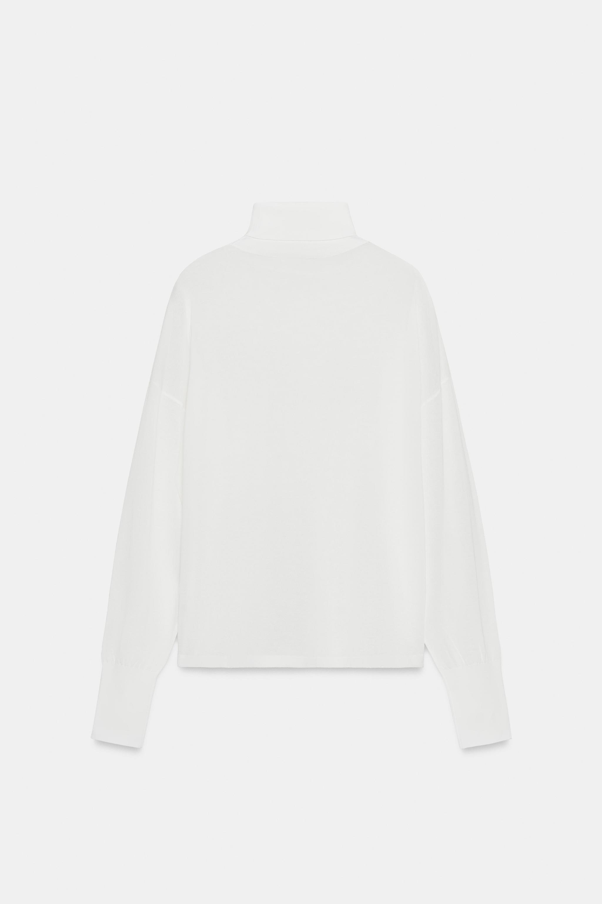 EXTRA-FINE KNIT HIGH COLLAR JUMPER